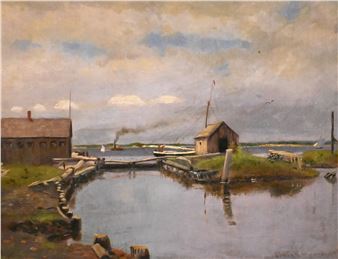 “River Scene Landscape” - Chester Springs