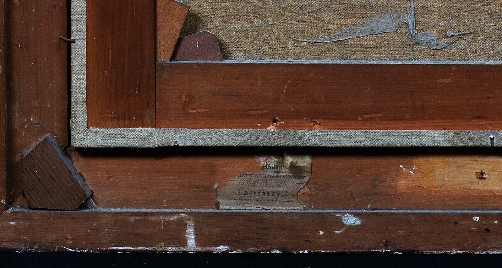 Artwork by Nathan Drake, PORTRAIT OF A GIRL MISS GRIMSTON, Made of oversized oil on canvas