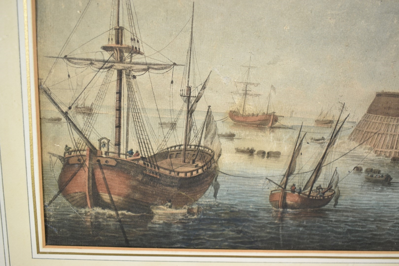 Robert Cleveley | Sinking of a Cone Constructed in the year 1785 in the ...
