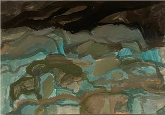 Cathy Lebowitz: Dark Skies, Rocks - Skoto Gallery