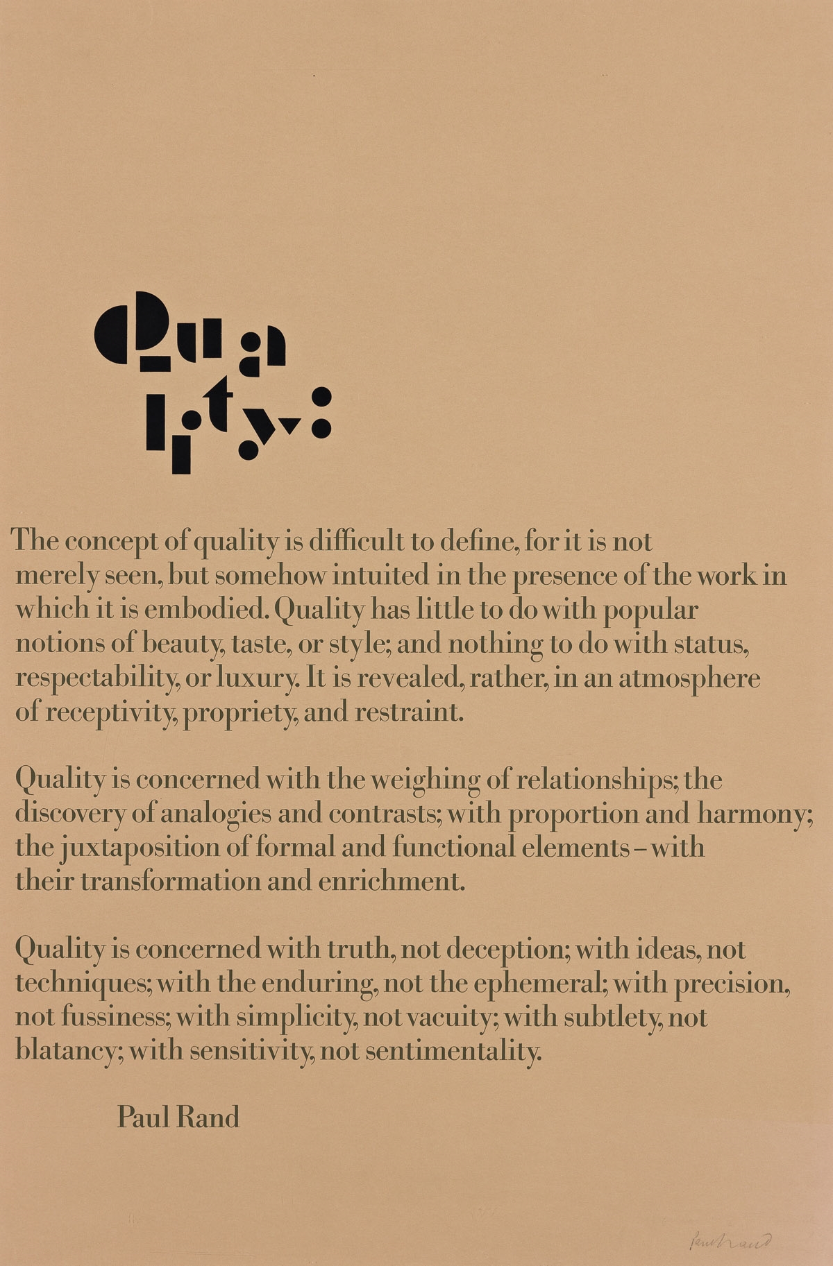 Paul Rand | Printed Matter / The Works of Paul Rand | MutualArt