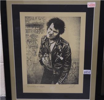 Shepard Fairey | Sid Vicious (2013) | MutualArt