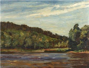 Sonnige Seelandschaft - Bernhard Hermann Haucke