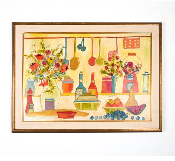 Susan Pear Meisel | SUSAN PEAR MEISEL, NY (B. 1947) ACRYLIC ON CANVAS ...