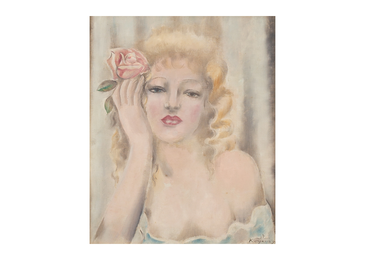 Artwork by Tadashi Koyanagi, GIRL, Made of oil on canvas