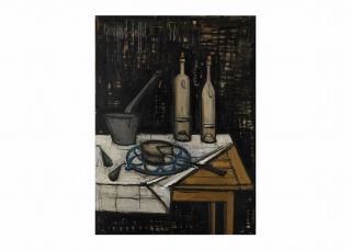 ベルナール・ビュッフェ【Nature morte au homard】 Bernard Buffet