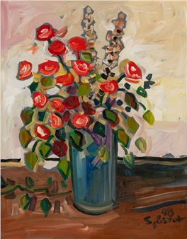 Flowers in vase - Heikki Sjöstedt