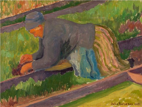 Juho Rissanen | Gardening (1912) | MutualArt
