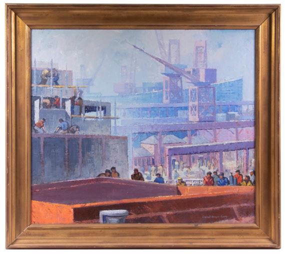 "Bath Iron Works" by Caroll Thayer Berry