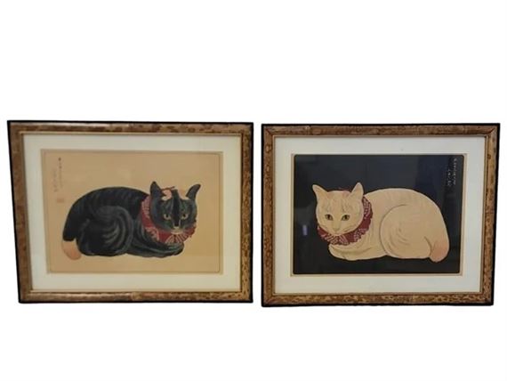 Cat Paintings by Takahashi Shōtei