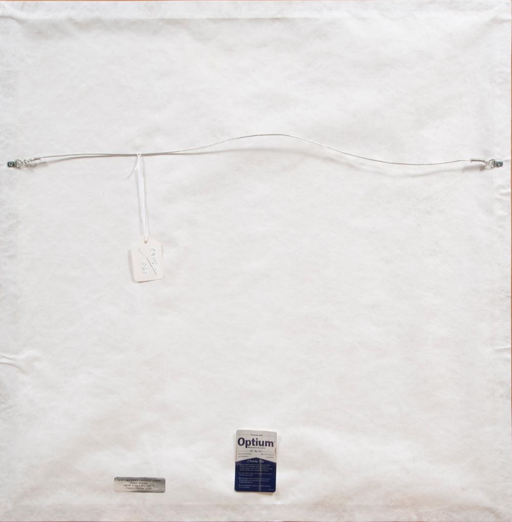 Artwork by Wayne Amedee, Bright Shards of the Future, Made of glass and silkscreen on paper, pencil