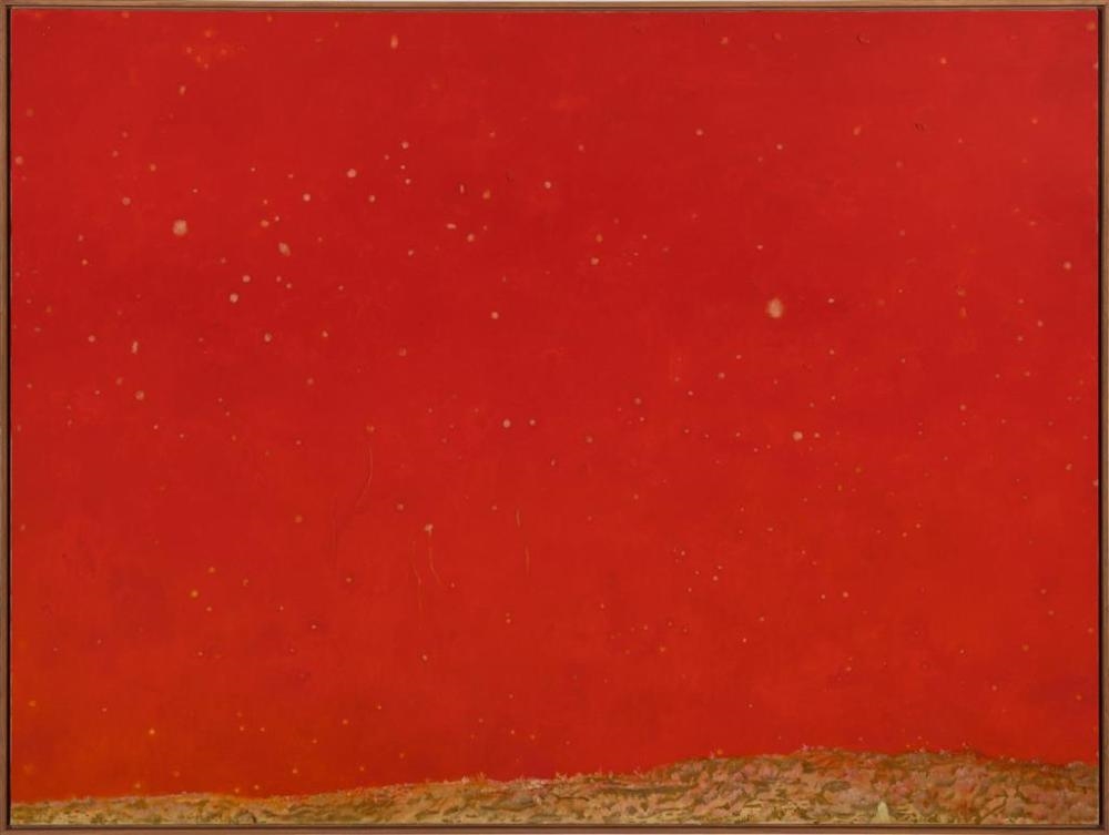 Artwork by Gregory Pryor, GREGORY PRYOR (1958 - ) Lakeside (Red, Made of oil on linen