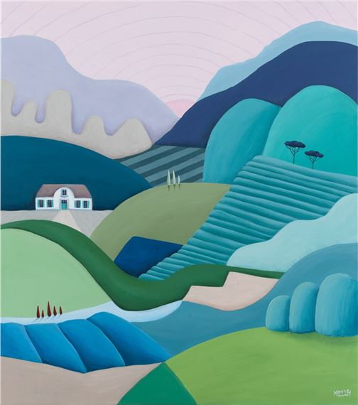 Vineyard in Hopeland by Magdalena Magiera, 2024