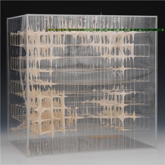 Louise Pierucci Holman | Threaded Box Grid IV (1980) | MutualArt