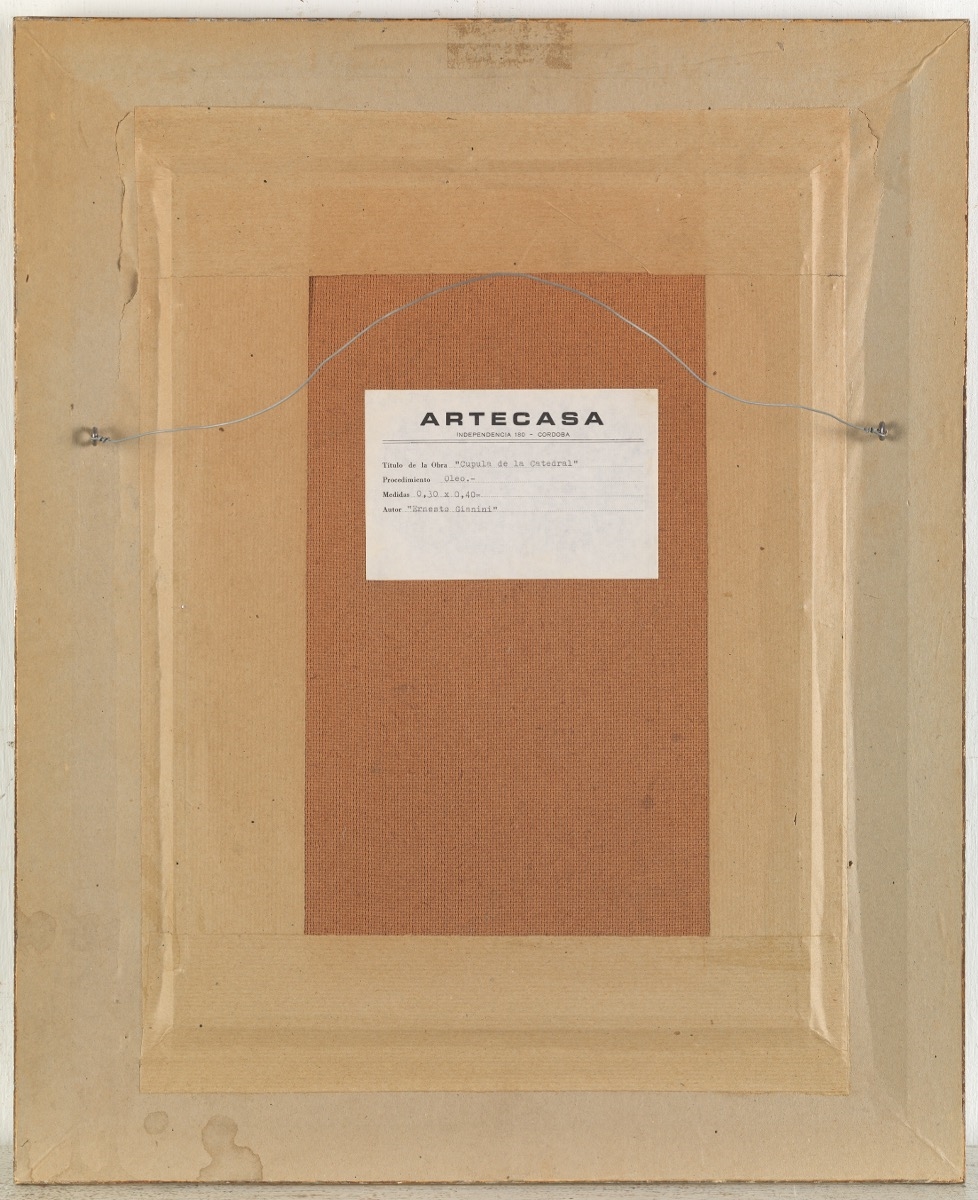 Artwork by Ernesto Gianinni, Culpa de la Catedral, Made of Oil on masonite