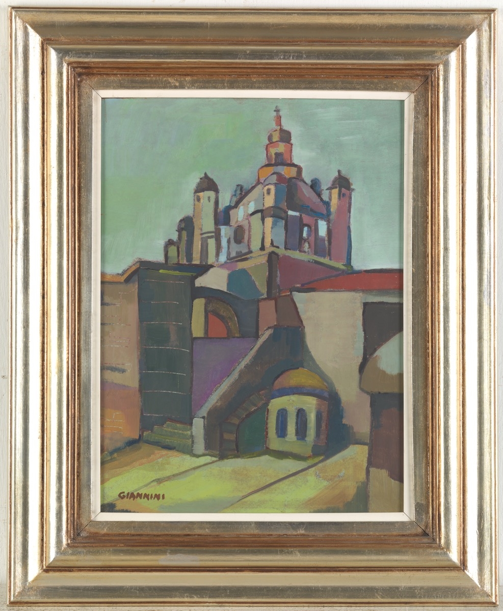 Artwork by Ernesto Gianinni, Culpa de la Catedral, Made of Oil on masonite