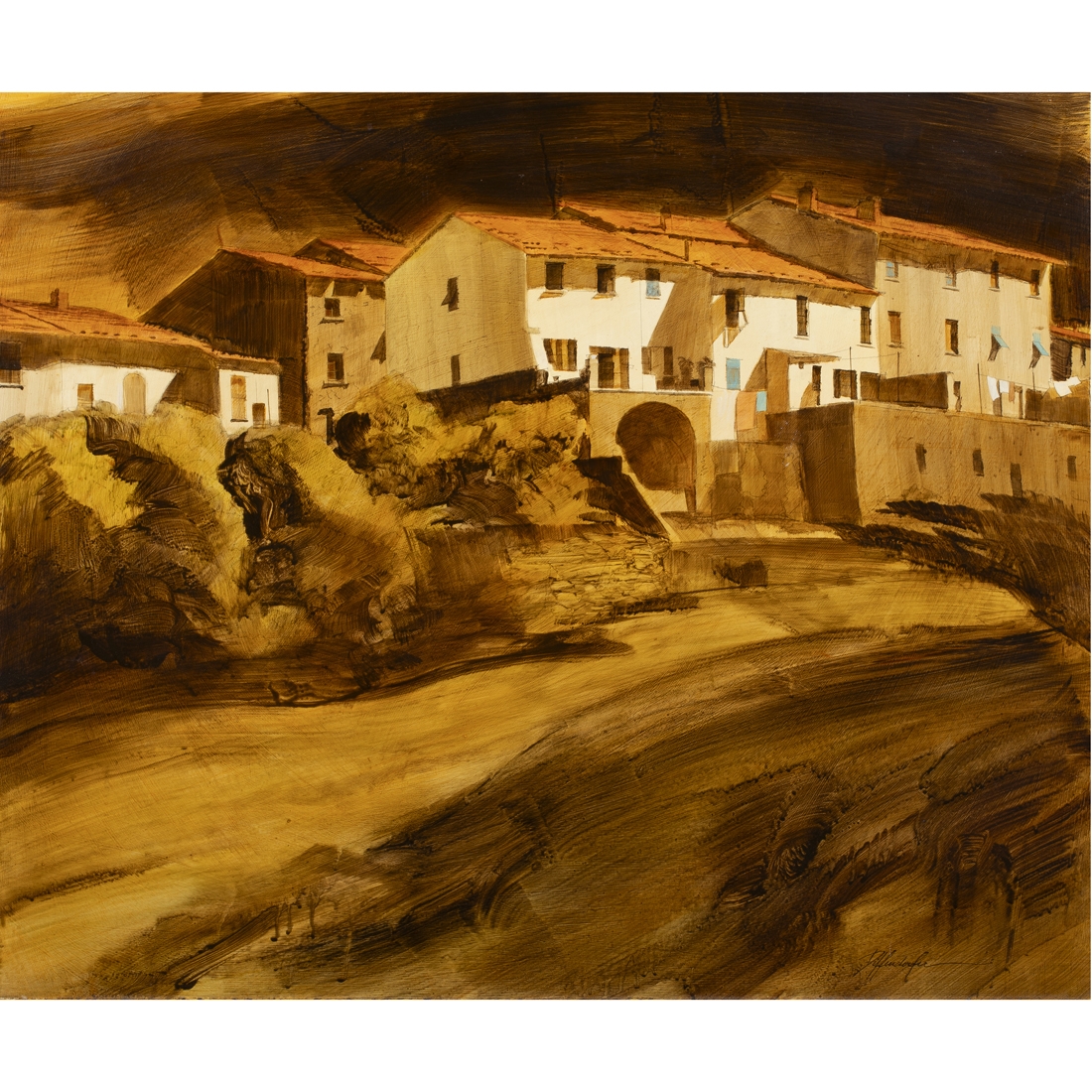 Edward Diffenderfer | Tuscan Villa, | MutualArt