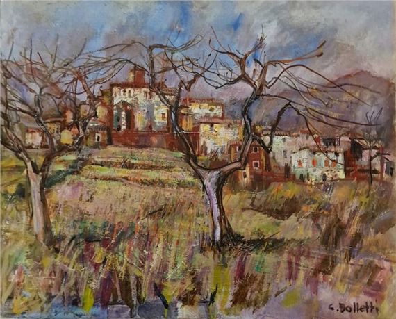 César BOLLETTI (c.1915-1995) Niçois Countryside OIL... - Lot 274 - Pichon & Noudel-Deniau (Azur Enchères