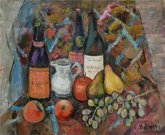 César BOLLETTI (c.1915-1995) Still life with... - Lot 267 - Pichon & Noudel-Deniau (Azur Enchères by César Bolletti