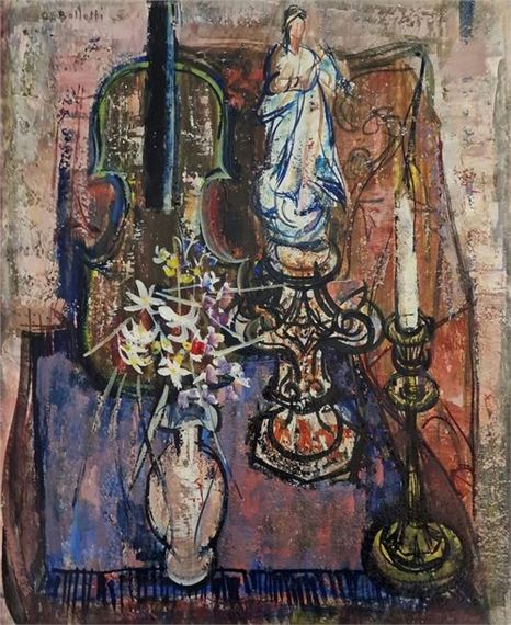 César BOLLETTI (c.1915-1995) Still life with... - Lot 253 - Pichon & Noudel-Deniau (Azur Enchères by César Bolletti