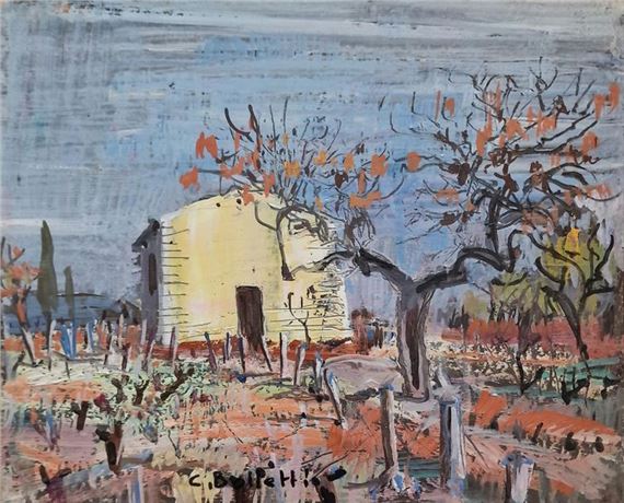 César BOLLETTI (c.1915-1995) Mazet in Provence OIL... - Lot 244 - Pichon & Noudel-Deniau (Azur Enchères