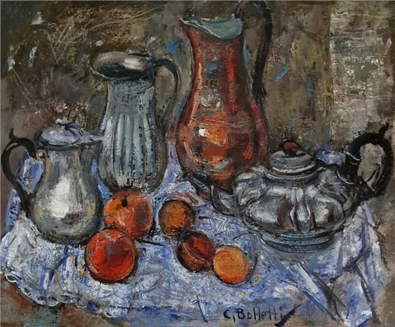 César BOLLETTI (c.1915-1995) Still life with... - Lot 273 - Pichon & Noudel-Deniau (Azur Enchères by César Bolletti