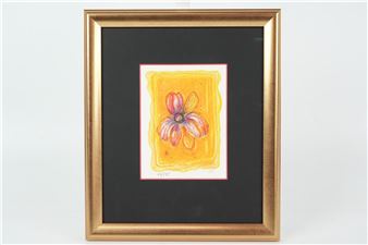 616. INGABRITT IRENE LAGERBERG (1943), färglitografi - Ing-Britt Lagerberg