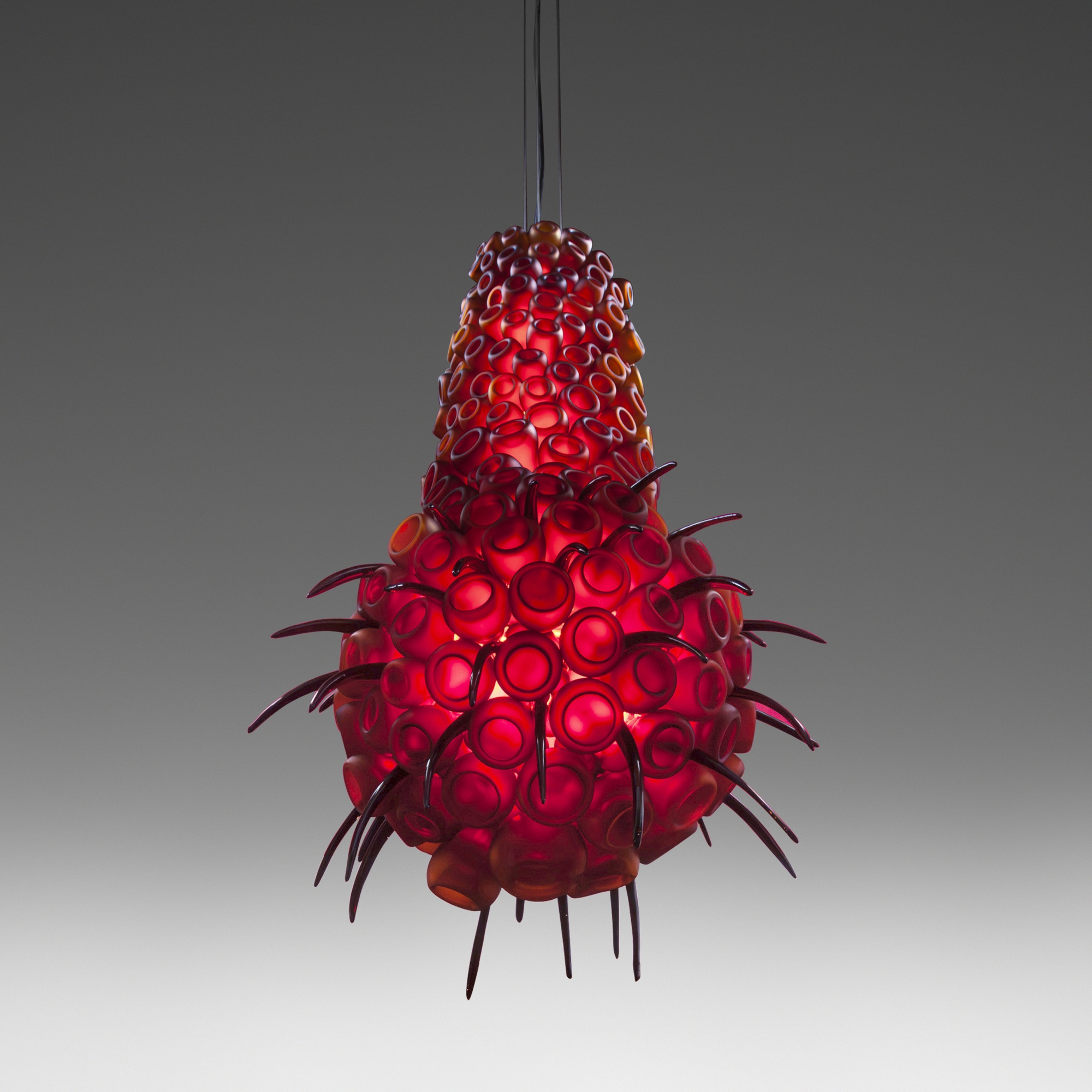 Artwork by Christopher Windsor, Fire, Made of glass, steel