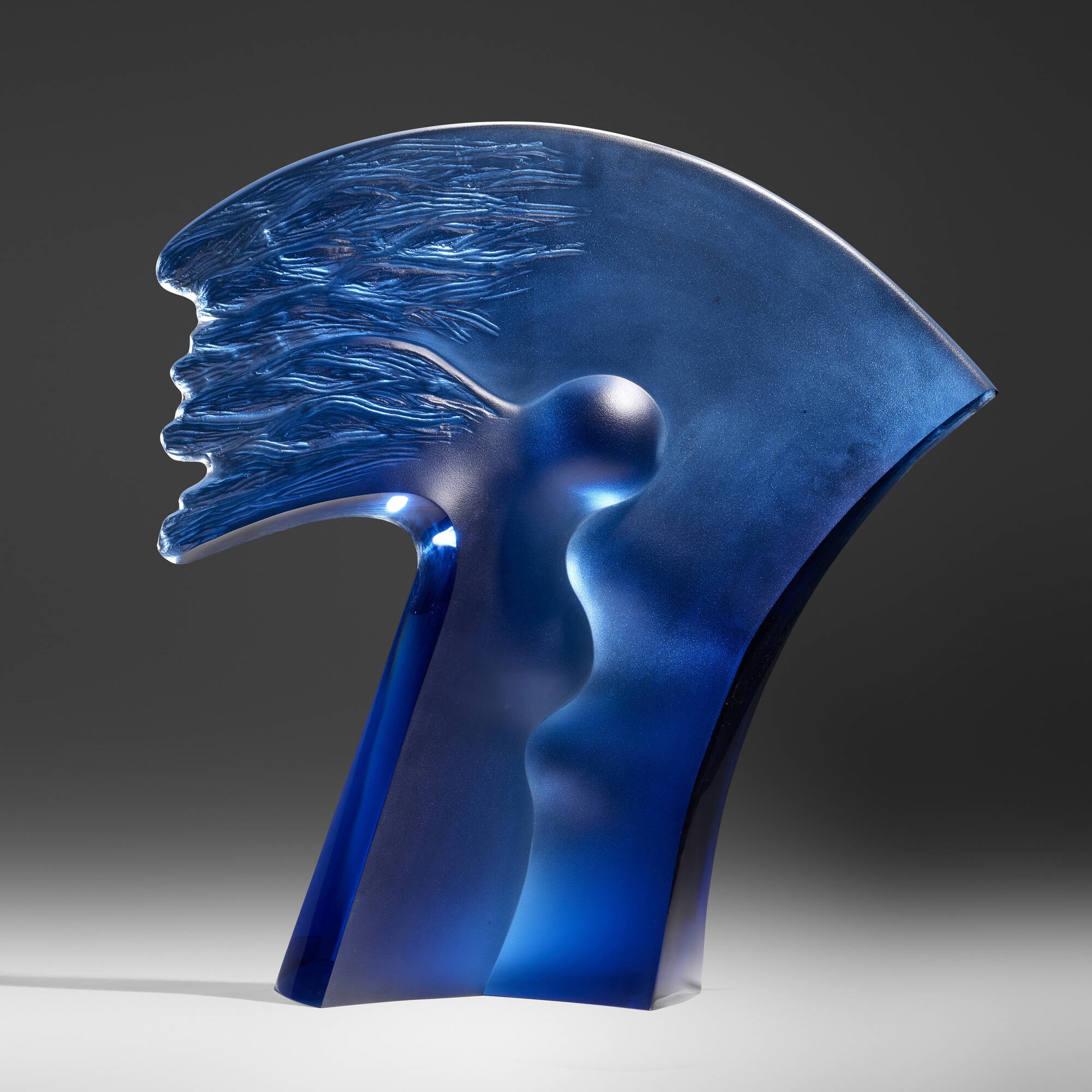 Artwork by Latchezar Boyadjiev, Delusion, Made of polished glass