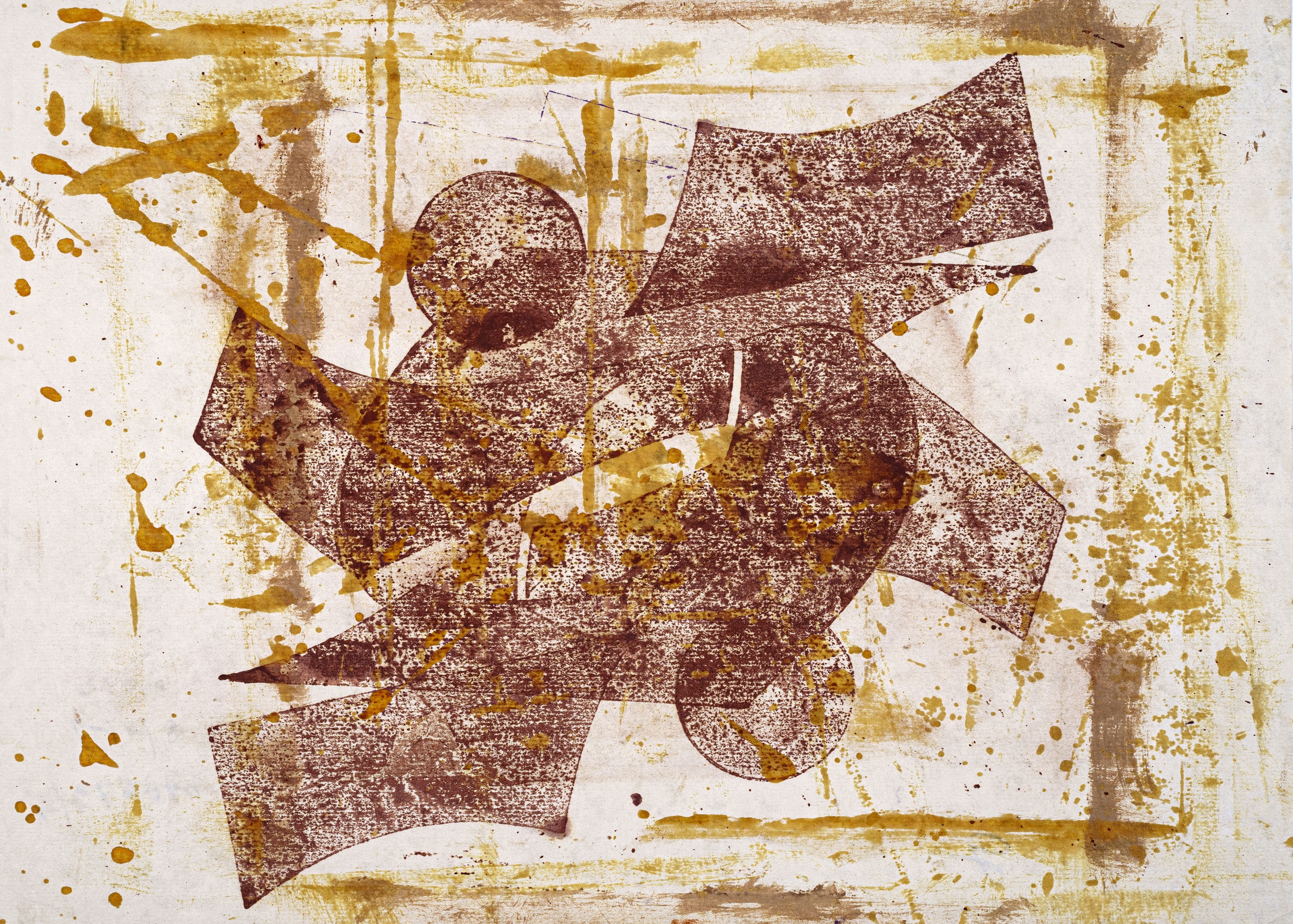 Artwork by Hermann Glöckner, Zehn Handdrucke, Made of Tempera