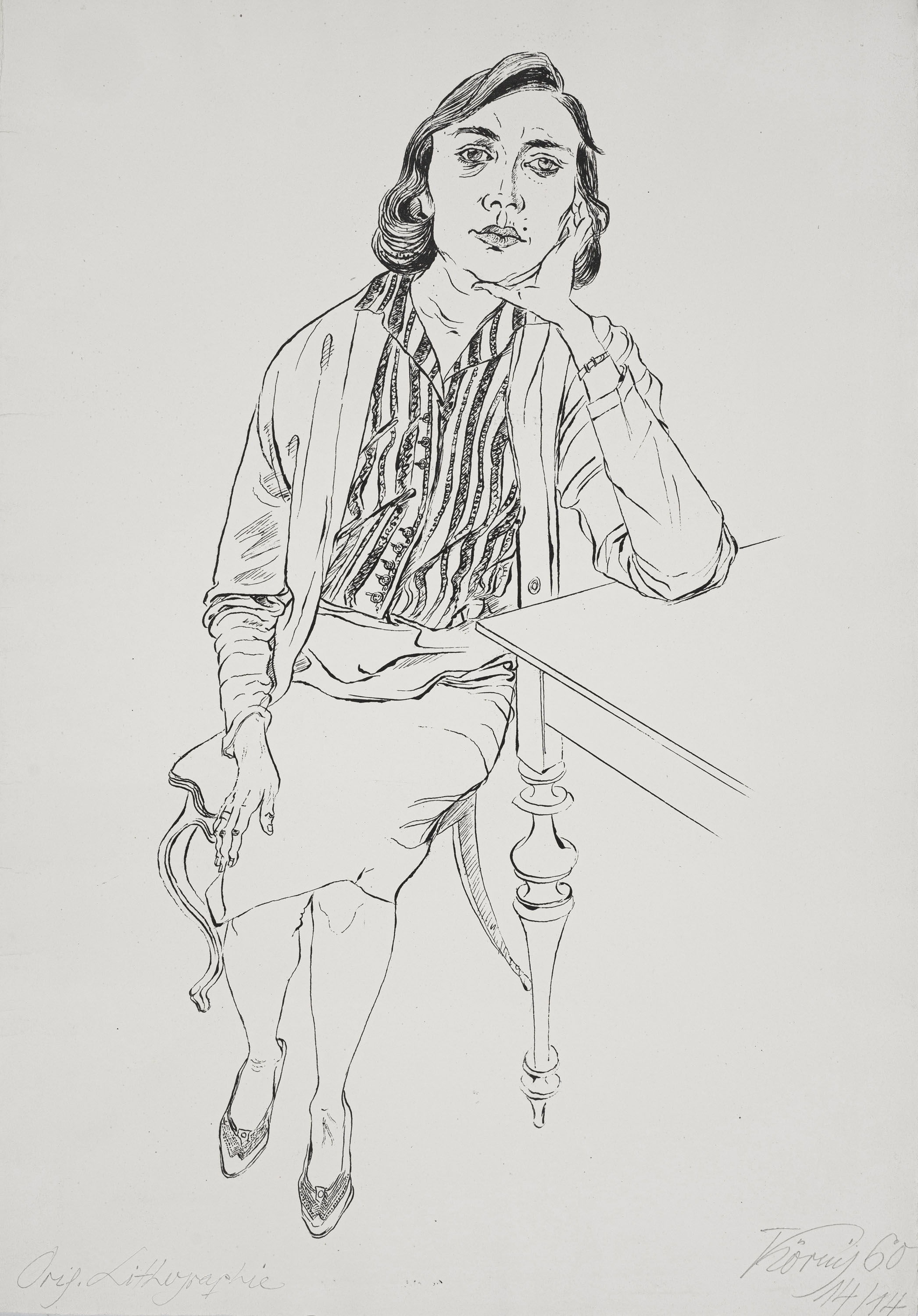 Artwork by Hans Körnig, Der Eremit