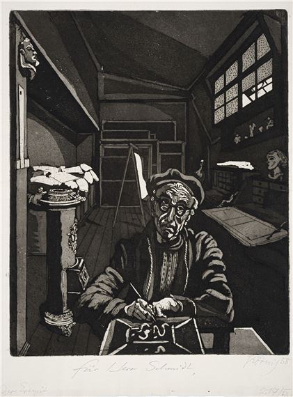 Der Eremit by Hans Körnig, 1958/ 1960