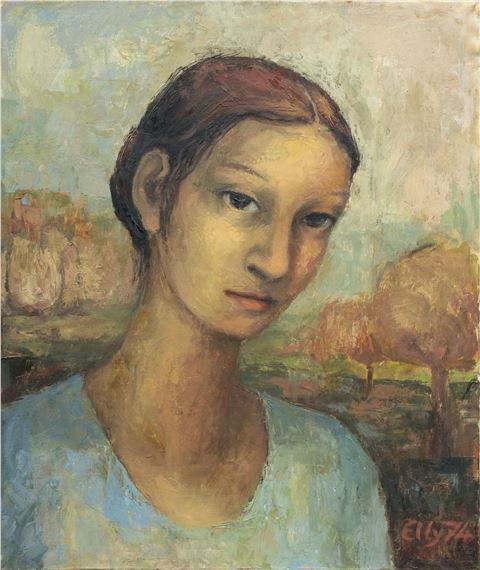 Bildnis Angela - Elly Reichel