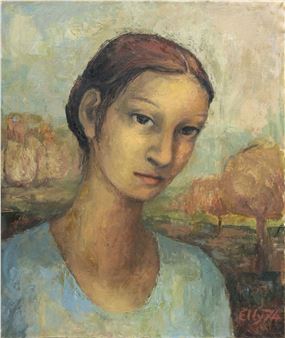 Bildnis Angela - Elly Reichel