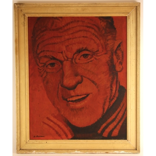 Allen Curran | A head-only portrait of Bill Shankley | MutualArt