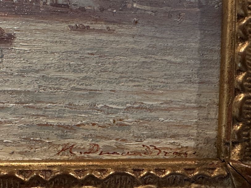 Jean Baptiste Henri Durand-Brager | Les voiliers aux abords de la ...