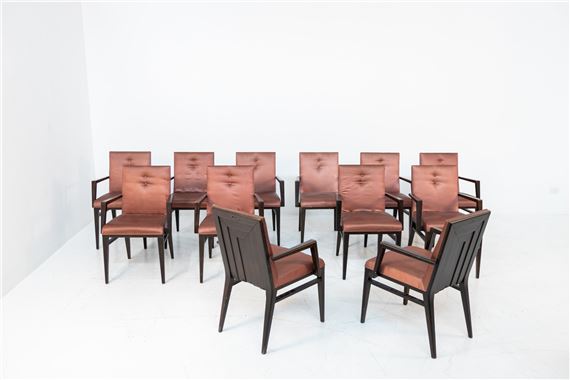 SET OF TWELVE CHAIRS by Gustavo Pulitzer Finali, 1950