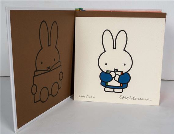 Dick Bruna nijntje 90年代 シルクスクリーン オランダ製 専用ディック・ブルーナミッフィー オランダポスター&シルクスクリーン