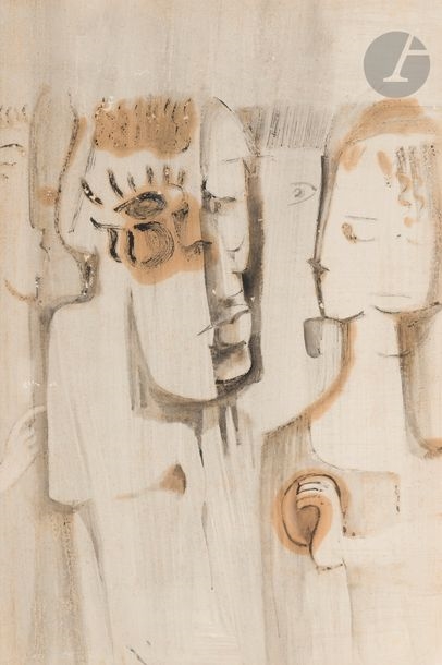 Artwork by Mohammed Oulhaci, Words of peace, Made of Oil