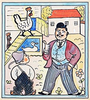 Na dvorku - Marie Vořechová