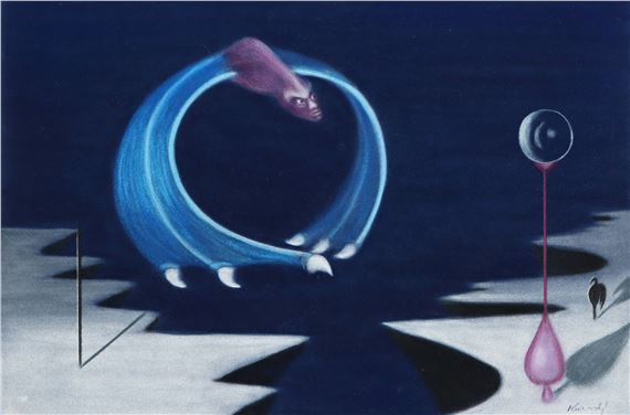 Surrealistická krajina by Miloš Kurovský