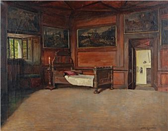 Interiér zámku Sebenstein - Otto Nowak