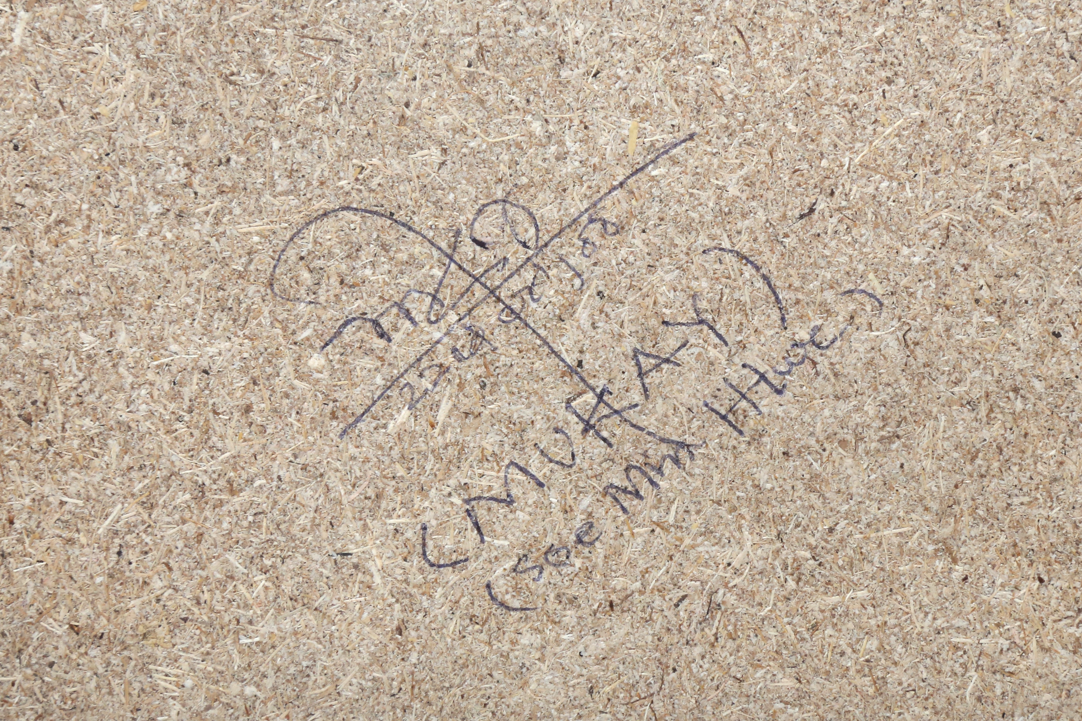 Artwork by Soe Min Htwe, Grinding, Made of Acrylic on paper, glaze