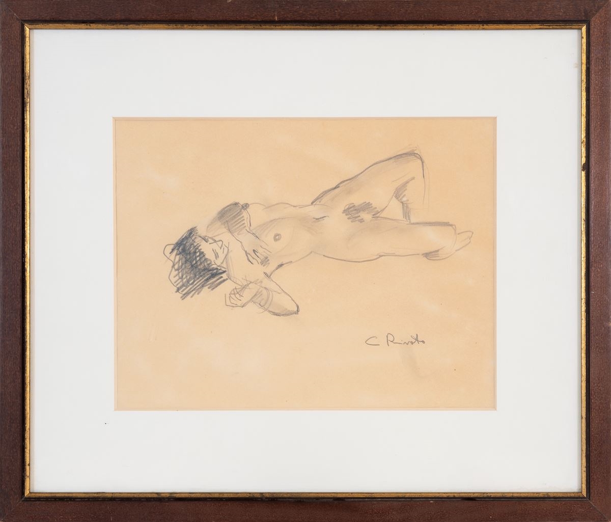Cosimo Privato | Reclining nude | MutualArt