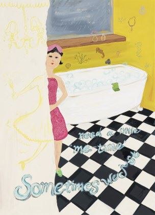 Rainy bath by Ellie Lee, 2023