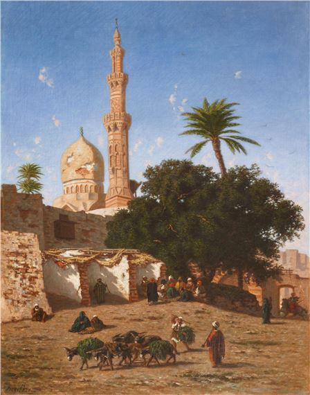 Mosquée Abou Leila, Le Caire by Narcisse Berchère