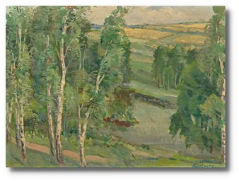 BŘÍZY V LESE - Jiri  Karlinsky