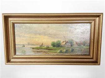 M Ammell : Homesteads on a Dutch coastline - M. Ammell