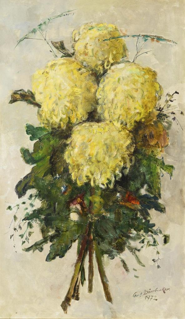 Chrysanthemums by Carl Dörrbecker, 1972