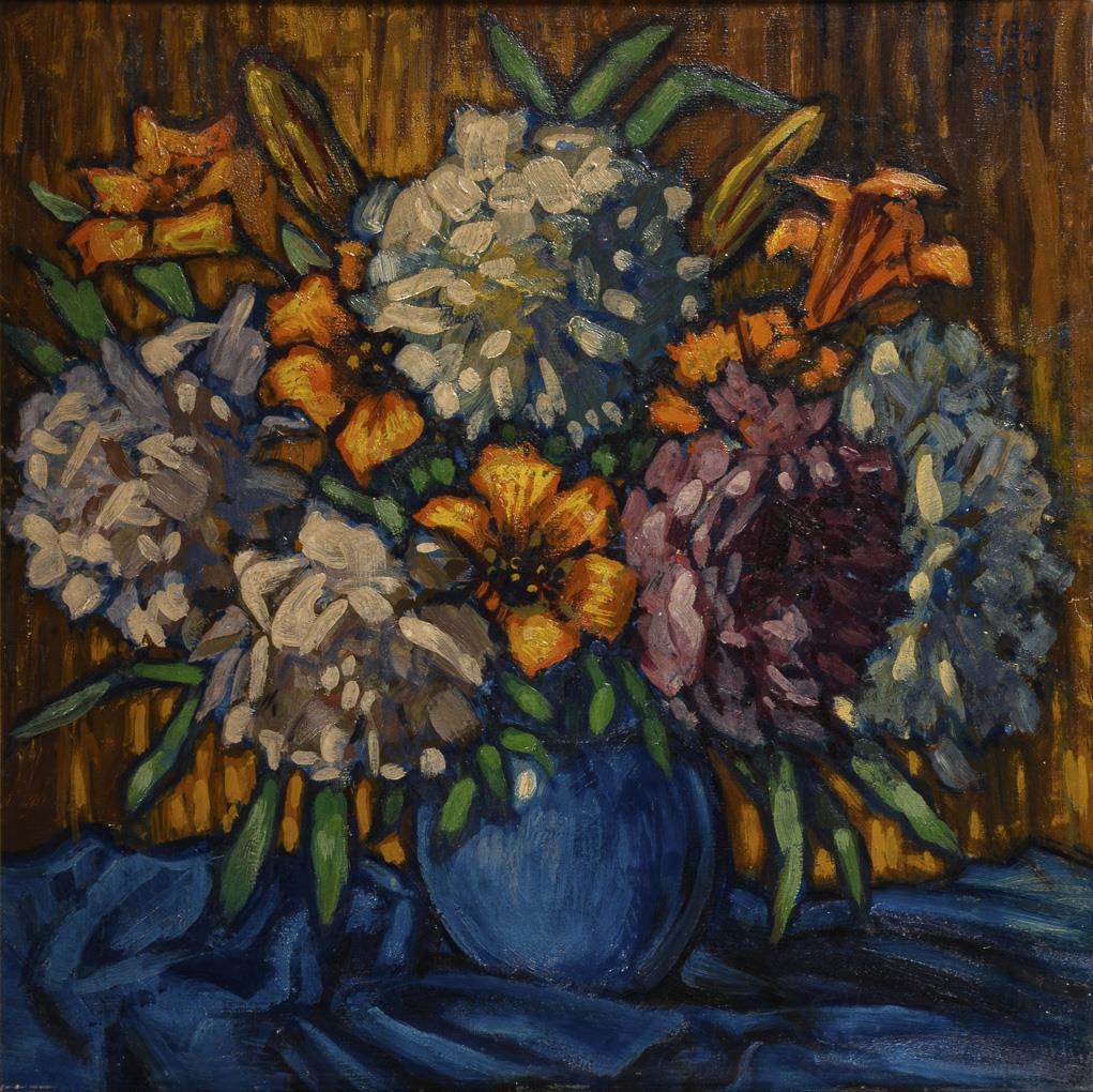 G.a.h. Rau | Flower still life (1947) | MutualArt